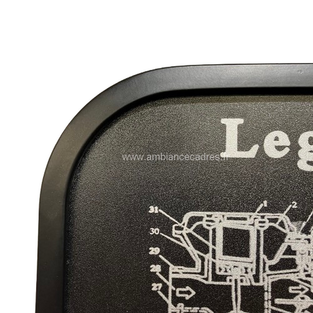 cadre moto bleu verte