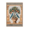 Cadre Oranger et Oiseaux Evoa Design
