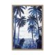 Cadre Paysage Palmiers Bleus Evoa Design