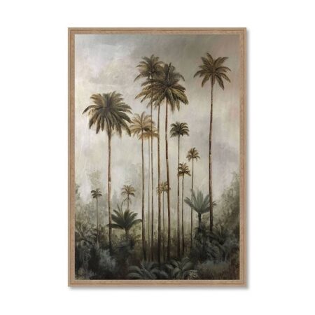 Cadre Paysage Palmiers Tropicaux Evoa Design