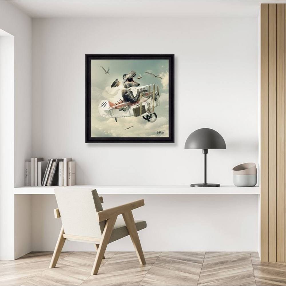cadre_sylvain_binet_dino_objet_decoratif_bureau_dinosaure cadre sylvain binet Dino