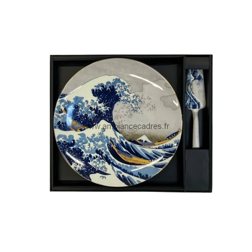 Plat à Tarte - La Vague Hokusaï