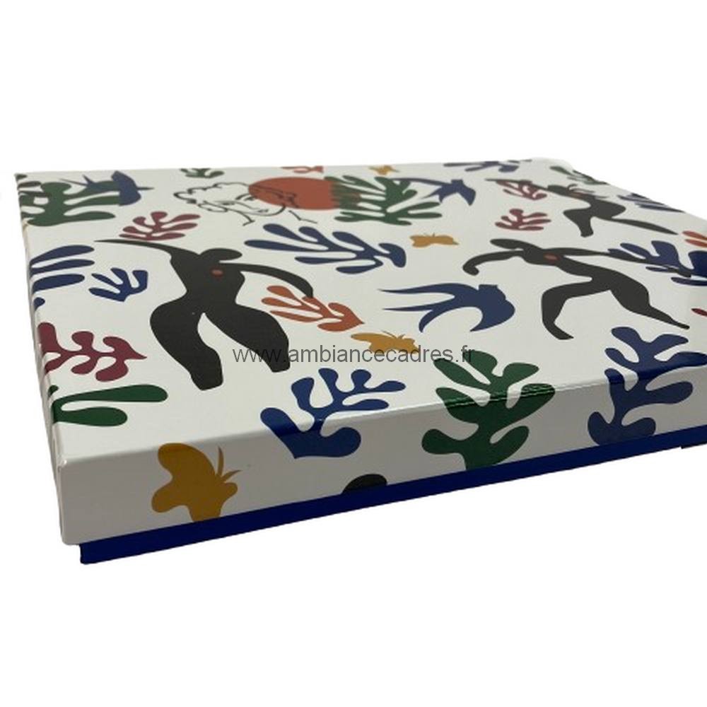 coffret plat à tarte esprit matisse