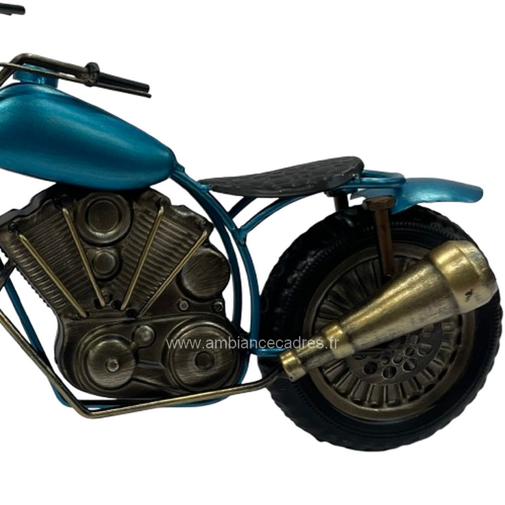 déco sculpture moto à poser