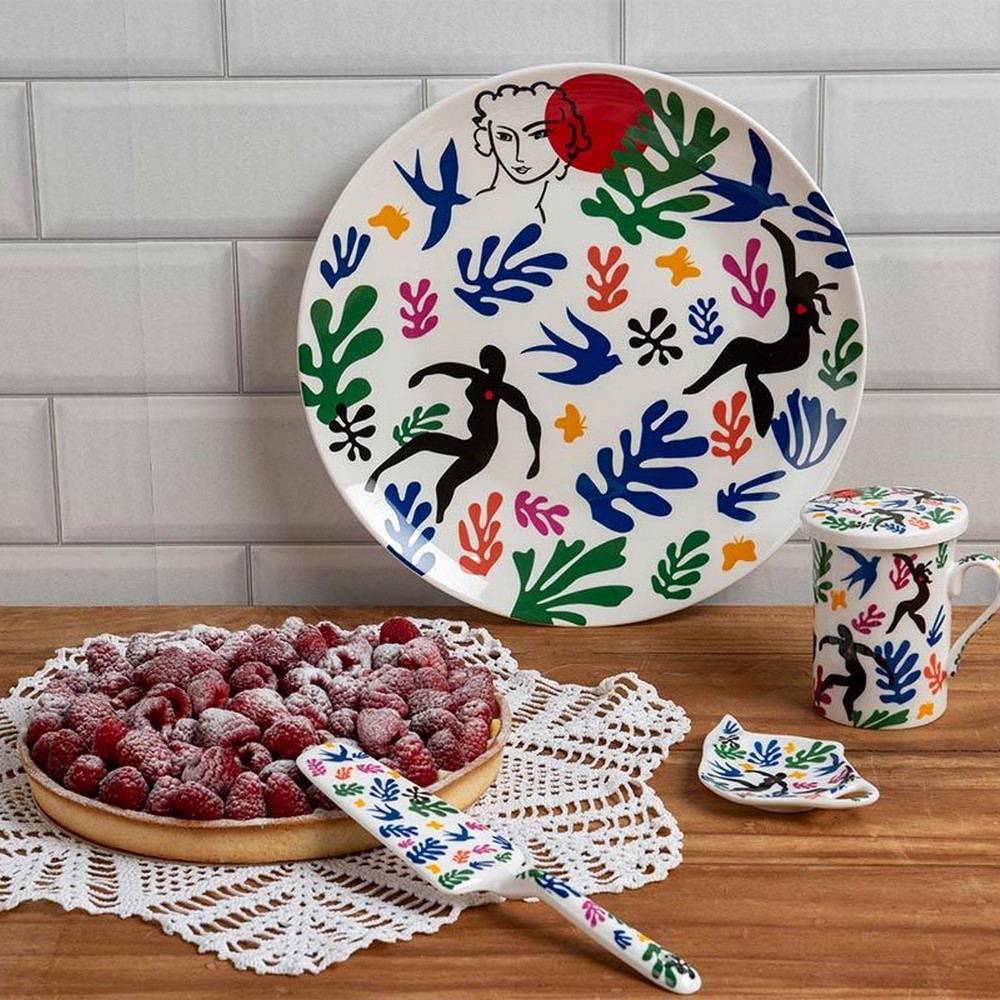 décoration cuisine plat à tarte esprit matisse