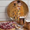 décoration cuisine plat à tarte klimt le baiser
