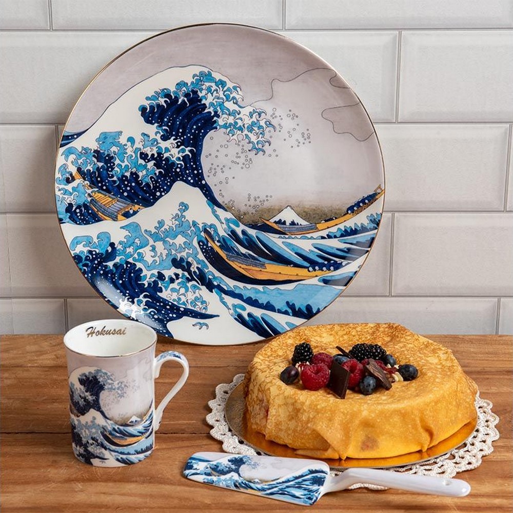Plat à Tarte - La Vague Hokusaï