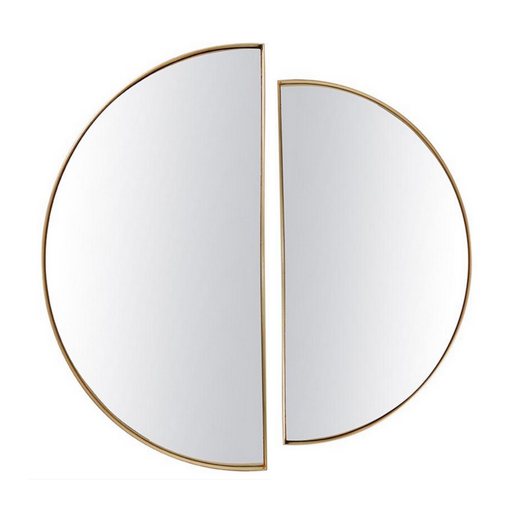 Diptyque Miroir Rond Doré