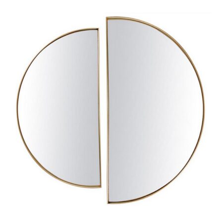 Miroir Fin Diptyque Demi Cercle