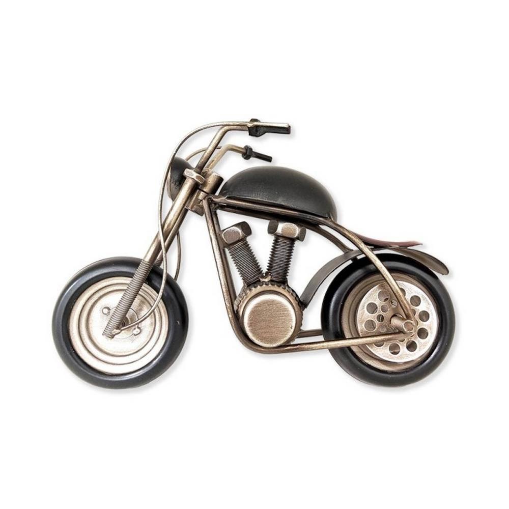 Petite Moto Noire à Poser