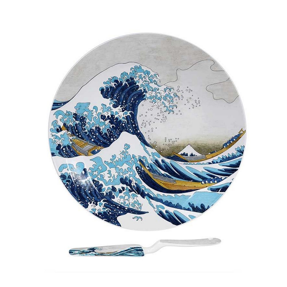 Plat à Tarte - La Vague Hokusaï