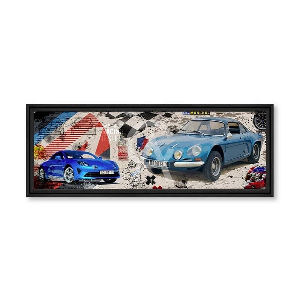 tableau_a110_evolution_rubix_alpine_bleue_street_art_quimper Tableau A110 Évolution Rubix