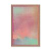 Tableau Abstrait Rose Bleu Evoa Design