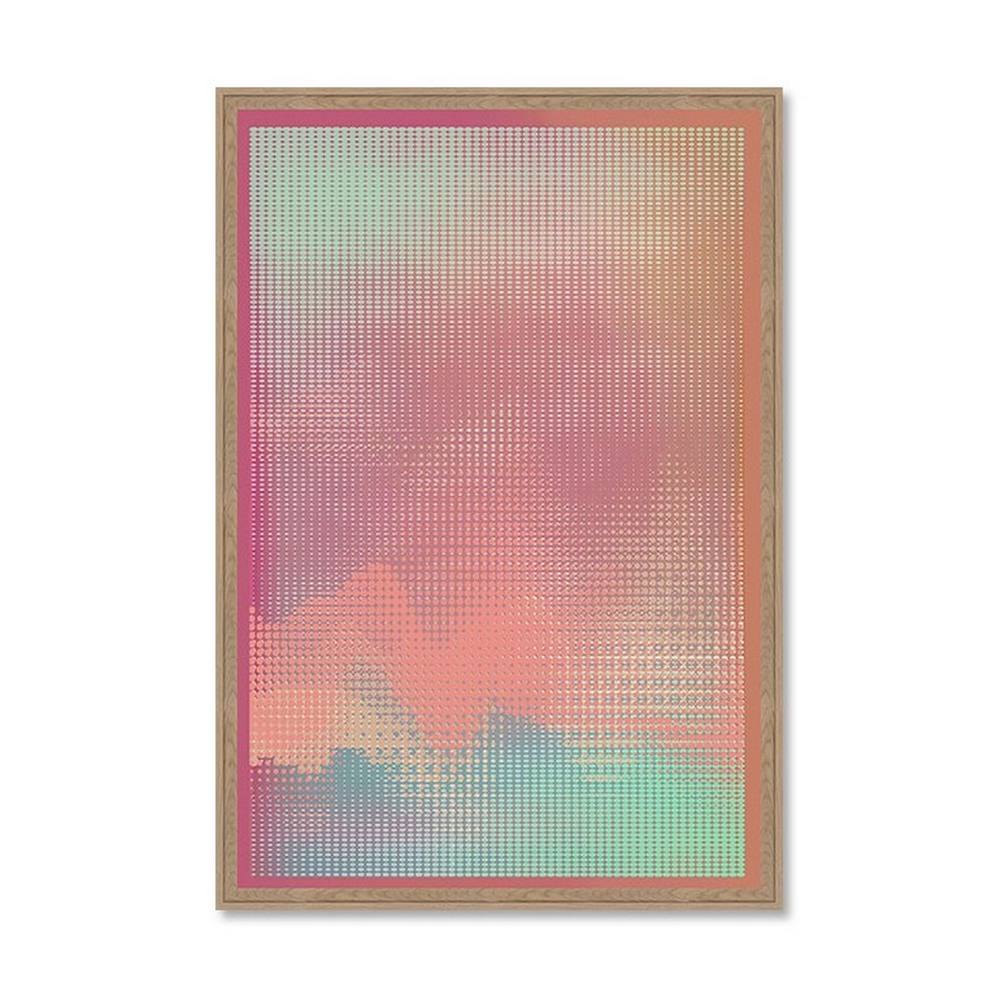 tableau_abstrait_rose_bleu_evoa_design_caf_25066_style_boheme Tableau Abstrait Rose Bleu Evoa Design