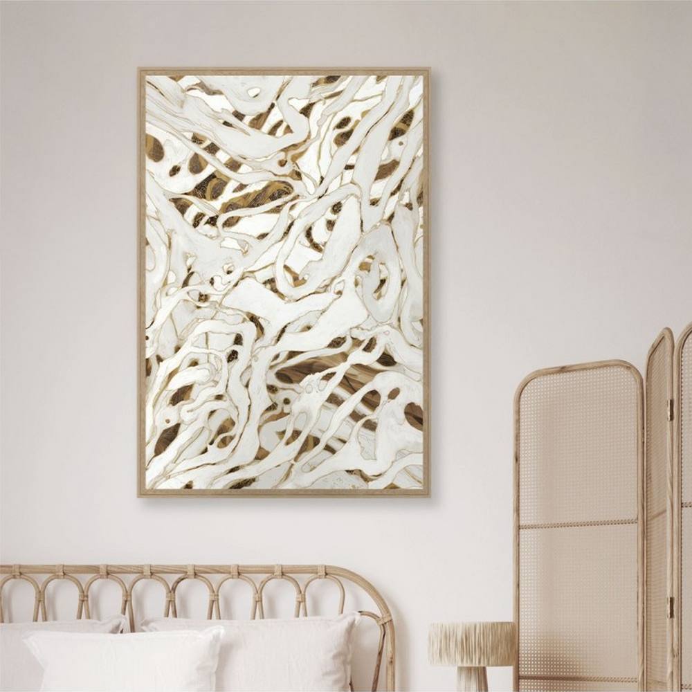 Tableau Abstrait Tons Beige Evoa Design
