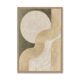Tableau Abstrait Vert Beige Evoa Design