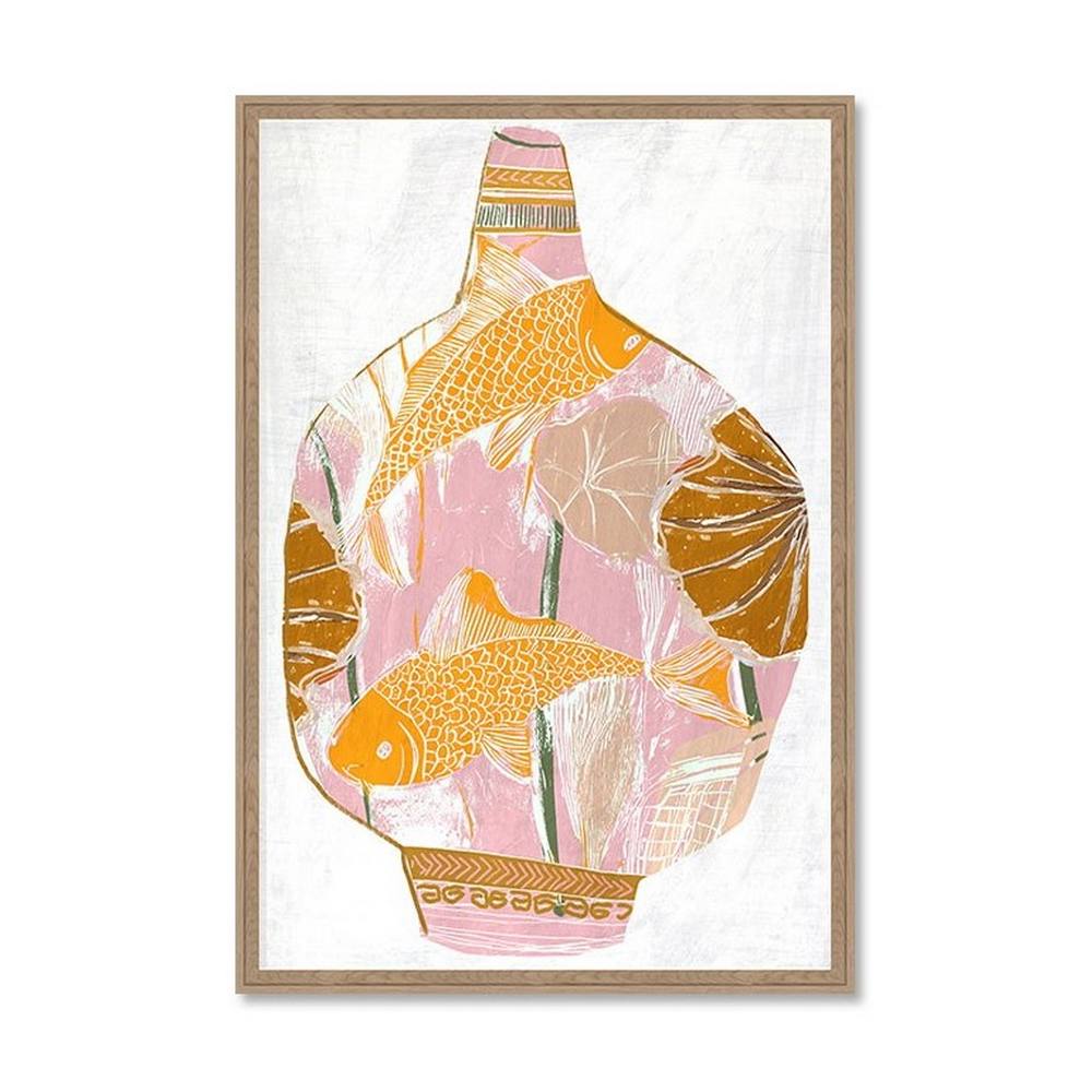 tableau_amphore_poissons_evoa_design_caf_25059_vase_tons_roses_cadeau_femme Tableau Amphore Poissons Evoa Design