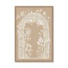 Tableau Arche Florale Blanche