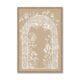 Tableau Arche Florale Blanche