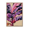 Tableau Bananier Mauve Rose Evoa Design