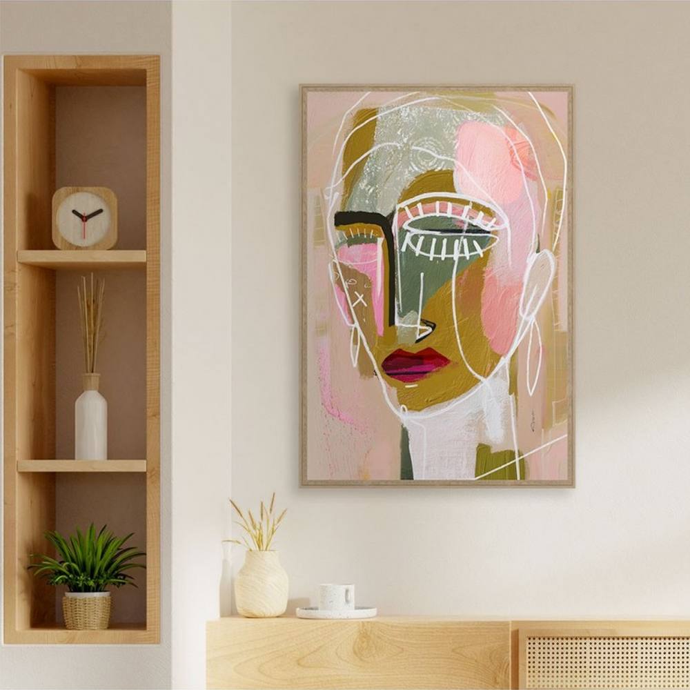 tableau_deco_visage_abstrait_evoa_design_caf_25053 Tableau Déco Visage Abstrait Evoa Design