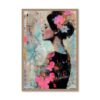 Tableau Femme Profil Floral Evoa Design
