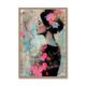 Tableau Femme Profil Floral Evoa Design