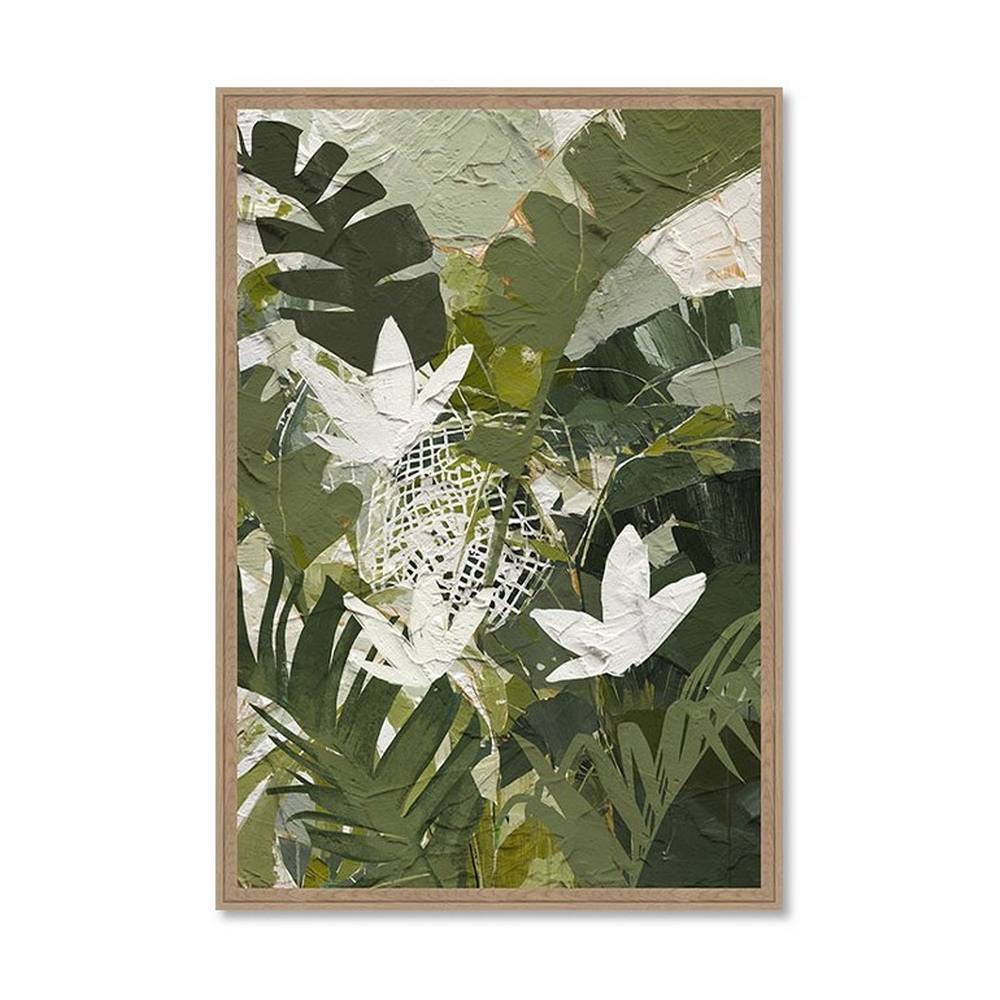 Tableau Feuillages Palmiers Verts Evoa Design