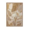 Tableau Feuilles Tons Beige
