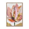 Tableau Fleur Tons Rose Evoa Design