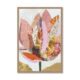 Tableau Fleur Tons Rose Evoa Design