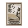 Tableau Formes Abstraite Marrons