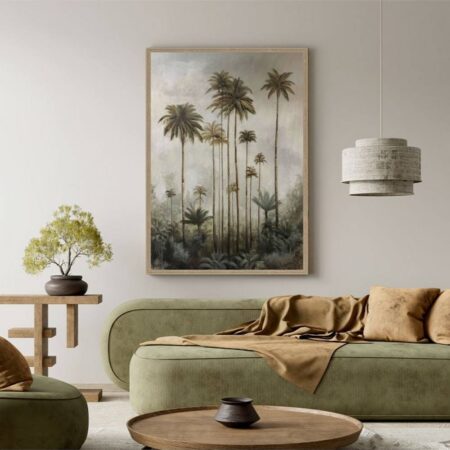 Tableau Jungle Tropical Palmiers Evoa Design