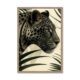 Tableau Léopard Feuilles Palmier Evoa Design