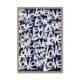 Tableau Love Bleu Blanc Evoa Design