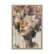 Tableau Moderne Femme Fleurs Evoa Design
