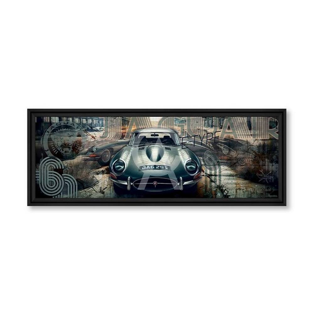 tableau_type_e_art_60_rubix_jaguar_voiture_pvc_encadree tableau Type E Art 60 rubix