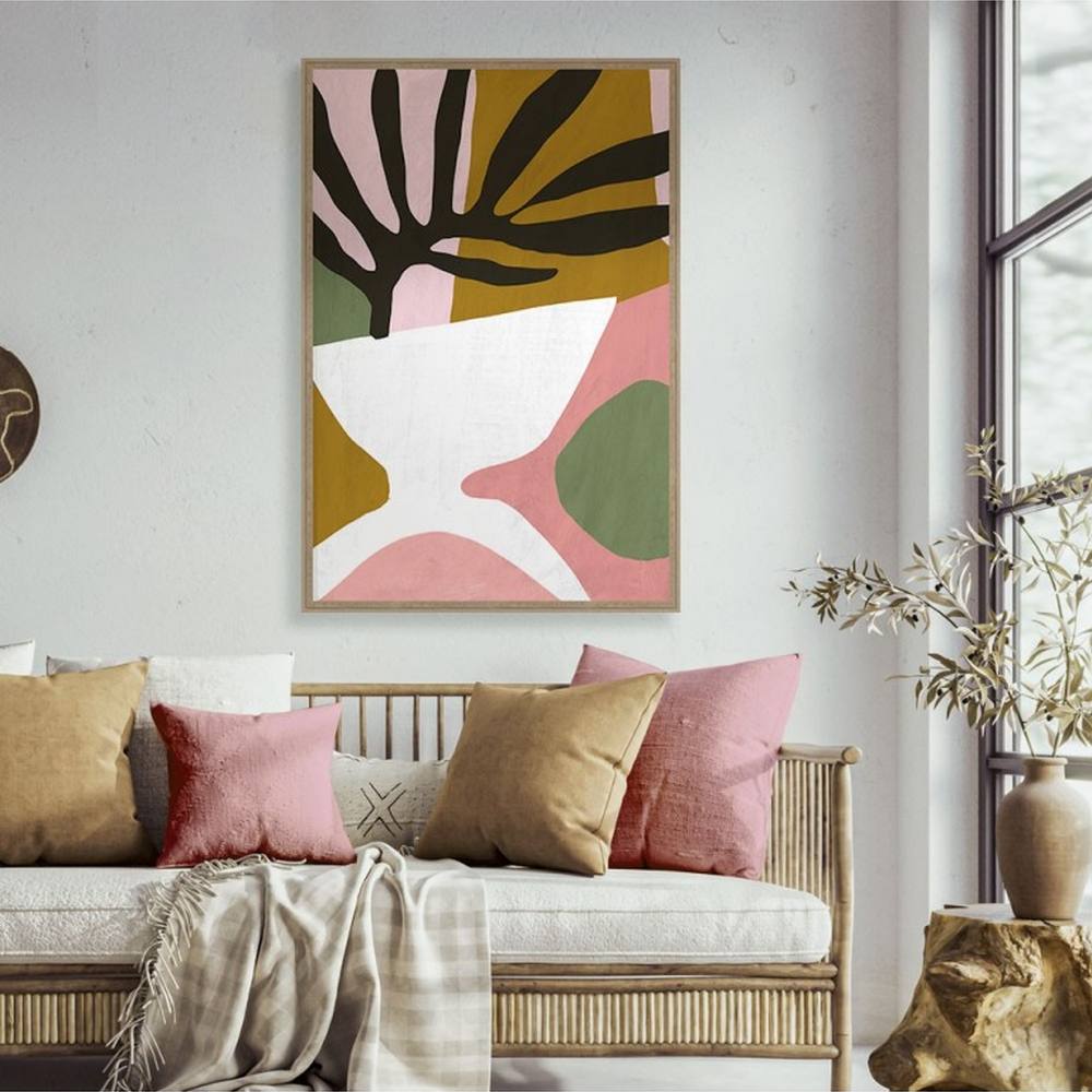 Tableau Vase Abstrait Coloré