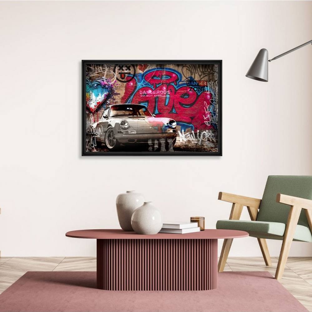 cadre_911_love_rubix_idee_decoration_salon_voiture_femme_montpellier cadre 911 Love rubix