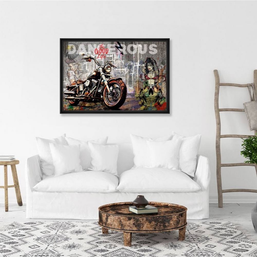 cadre_hd_dangerous_rubix_decoration_moto_automobile_brest cadre HD Dangerous rubix