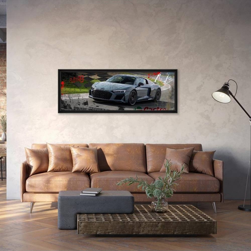 cadre_r8_race_rubix_idee_deco_salon_voiture_sportive_rouen cadre R8 Race Rubix