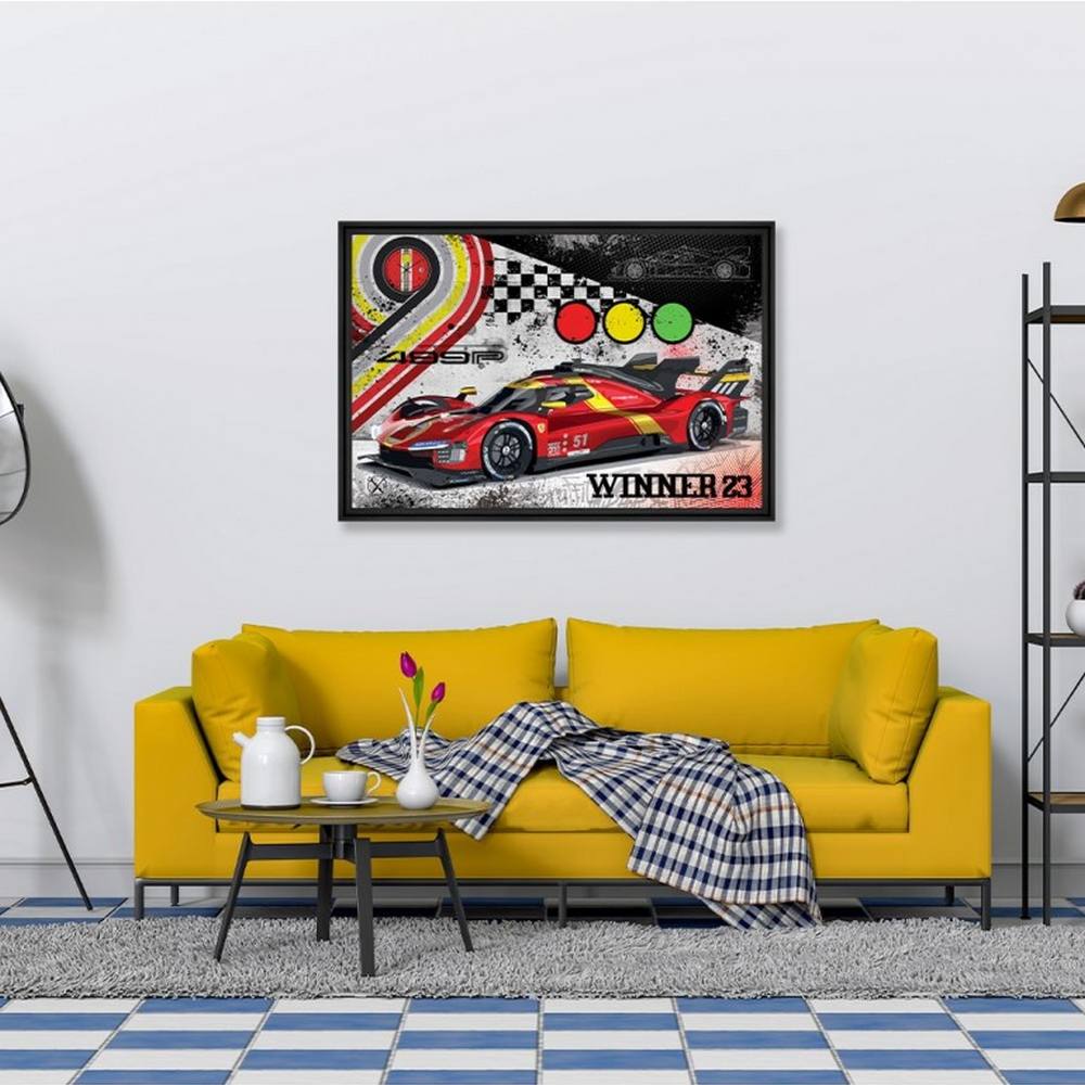 cadre_winner_23_rubix_objet_decoratif_salon_colore_roubaix cadre Winner 23 rubix