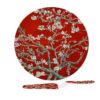 plat_assiette_tarte_amandiers_rouge_van_gogh_au6082 plat assiette tarte amandiers rouge van gogh