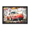 tableau_art_911_singer_rubix_wall_art_voiture_rouge_porsche_warning_rennes tableau Art 911 Singer rubix