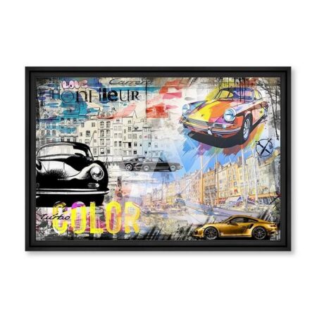 tableau Art Porsche Color rubix