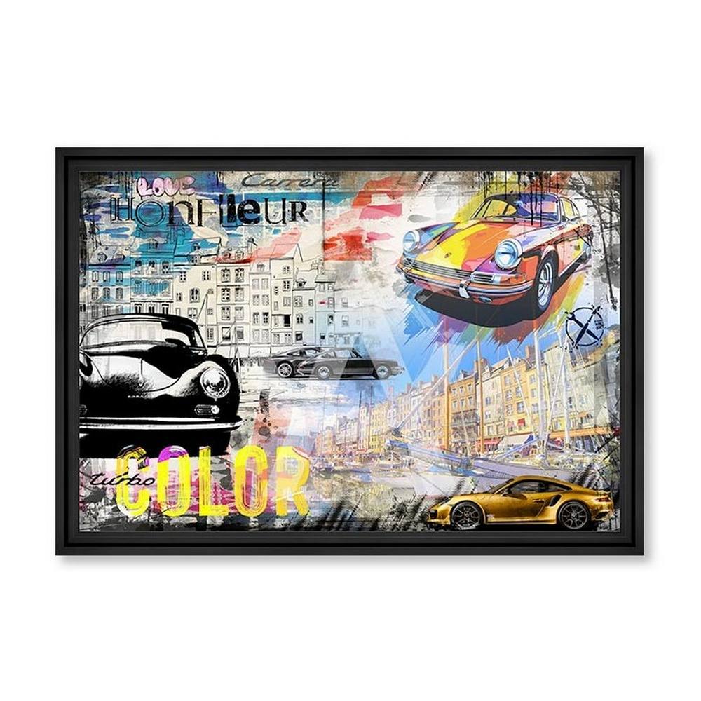 tableau Art Porsche Color rubix