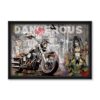 tableau_hd_dangerous_rubix_femmes_moto_pin_up_dangerous_the_good_life_ville tableaux HD Dangerous rubix