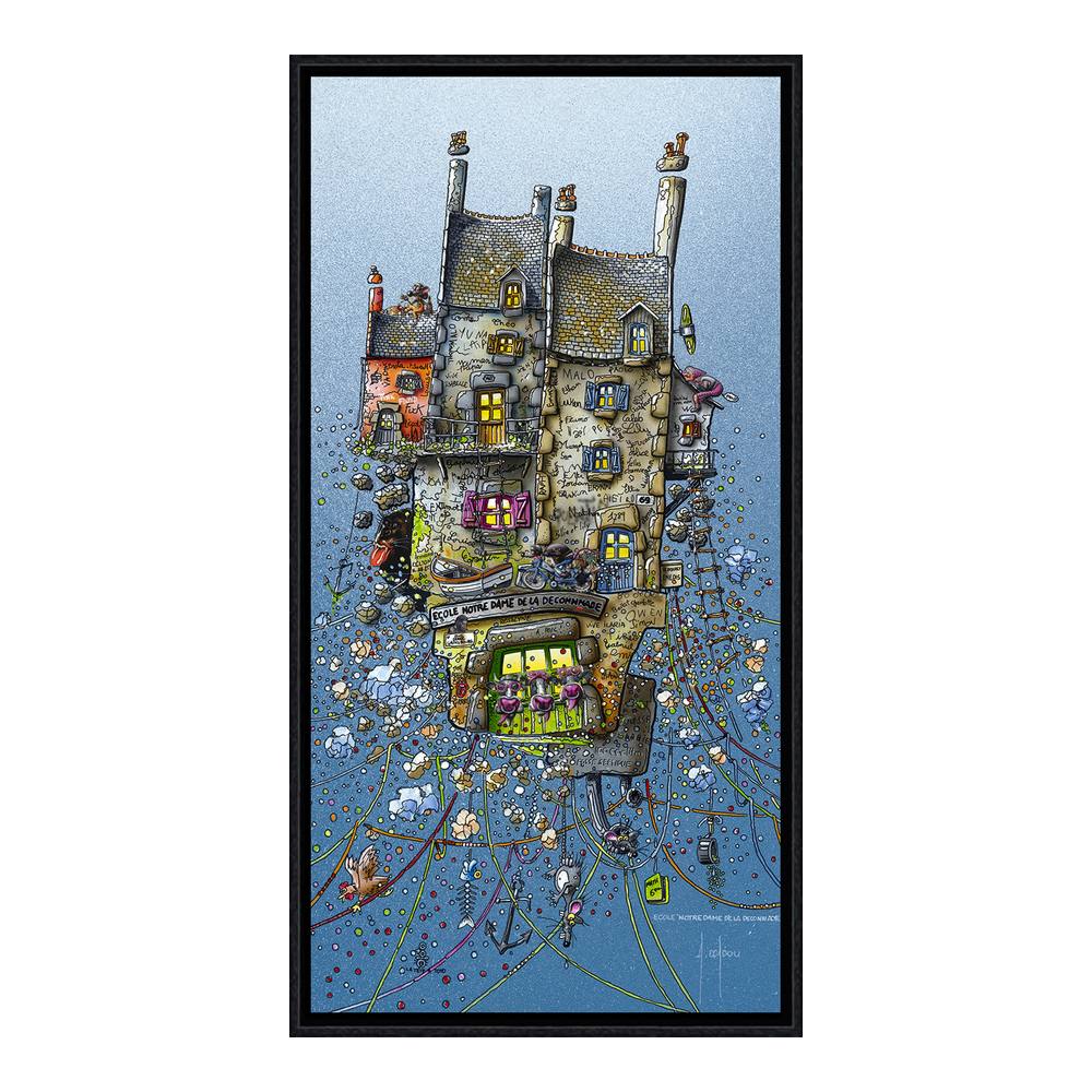 Untitled tableau Notre-Dame de la déconnade