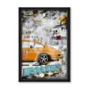 tableau_porsche_orange_vroomm_rubix_voiture_sportive_motorsport_street_art tableau Porsche Orange Vroomm rubix