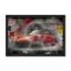 tableau Porsche Red Paff rubix